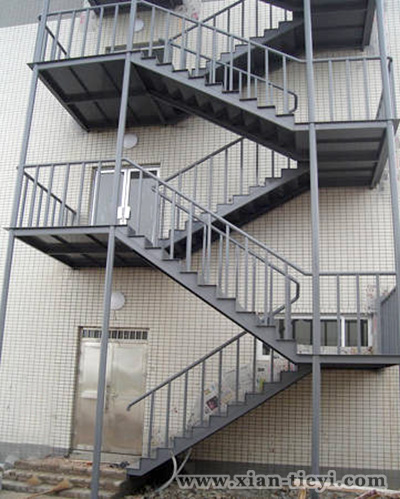 实用性室外多层铁艺楼梯