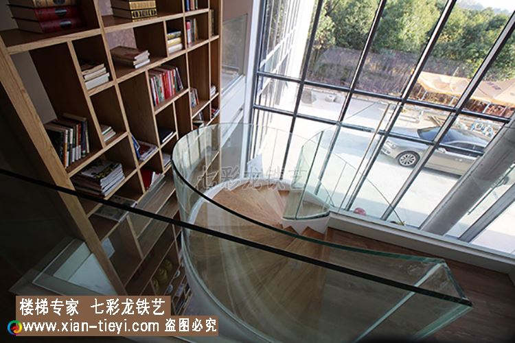 室内钢结构螺旋楼梯_5